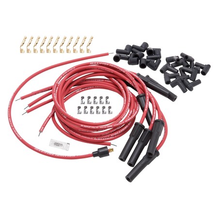 Edelbrock SPARK PLUG WIRES RED UNIV FLEX BOOTS 22710
